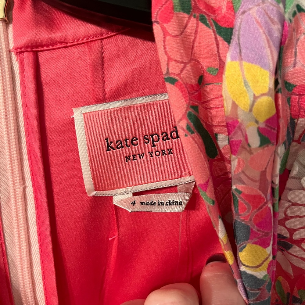 NWT Kate Spade Dots Burnout Floral Dress Size 4 - Picture 6 of 13